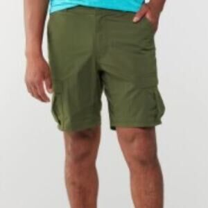 REI Co-op Sahara Men's Olive Cargo Shorts Size 30w x 30L